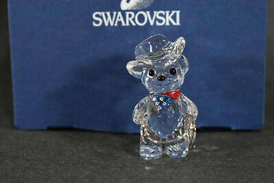 Swarovski クリスベア Kris Bear - Johnny Swarovski Crystal Figurine Cowboy Kris Bear Johnny (883413). Mint