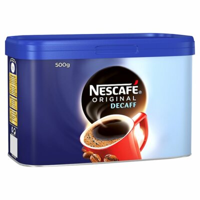 Nescafé Original Decaf Instantkaffee Dose 500g -Verfolgter Service-