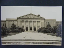 Owatonna Minnestoa MN High School Vintage Real Photo Postcard RPPC 1940s