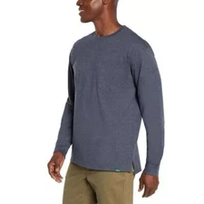Woolrich Men’s Long Sleeve Pocket Tee, COLOR BLUE - SIZE XL