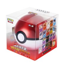 Pokemon Juego de Cartas Coleccionables Bola Pokémon China Caja de Regalo Rojo Exclusivo Pokeball Pikachu Leyenda