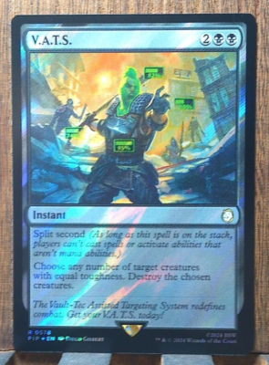 MTG - V.A.T.S. (Surge Foil) Universes Beyond: Fallout Near Mint PACK FRESH!   | eBay