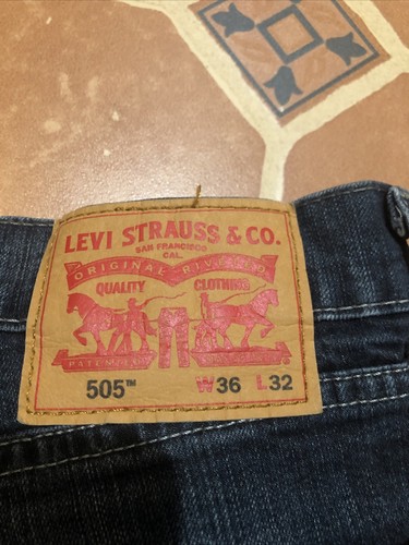 Men's LEVI'S 505 Jeans, Size 36 X 32 | eBay