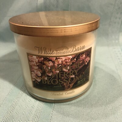 Bath & Body Works JAPANESE CHERRY BLOSSOM 3- Wick Scented Candle 14.5oz New