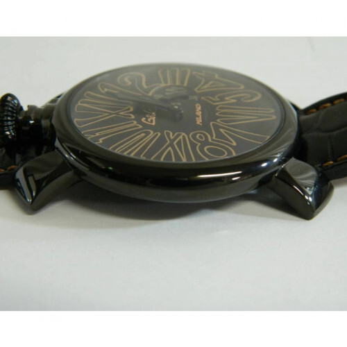 GaGa Milano ビッグフェイス ブラックウォッチ Shop || Gagà Milano