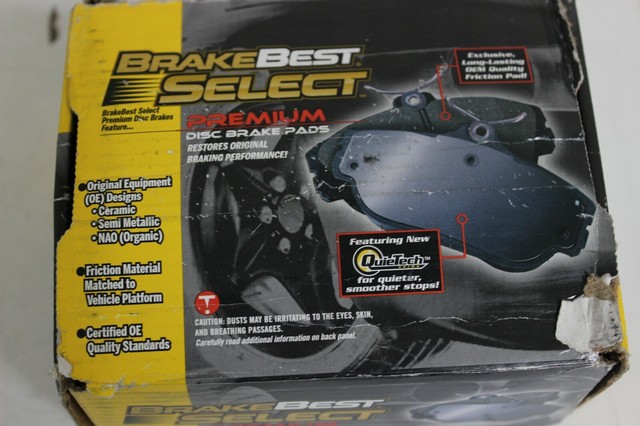 brakebest select premium disc brake pads