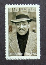 Sc # 3557 ~ 34 cent Langston Hughes Issue (ee12)
