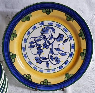 7 Speiseteller Maxwell & Williams, Dekor Florentine, Ø 27,5 cm