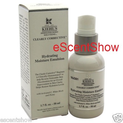 KIEHL'S CLEARLY CORRECTIVE HYDRATING MOISTURE EMULSION 1.7 OZ / 50 ML F/S NIB