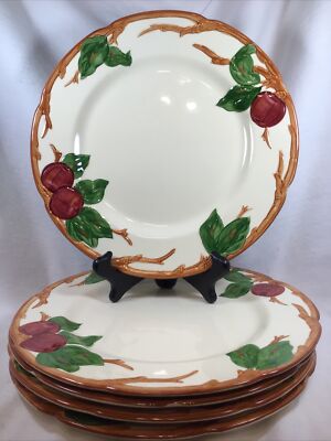 Vintage Franciscan Ware Apple Dinner Plates 10
