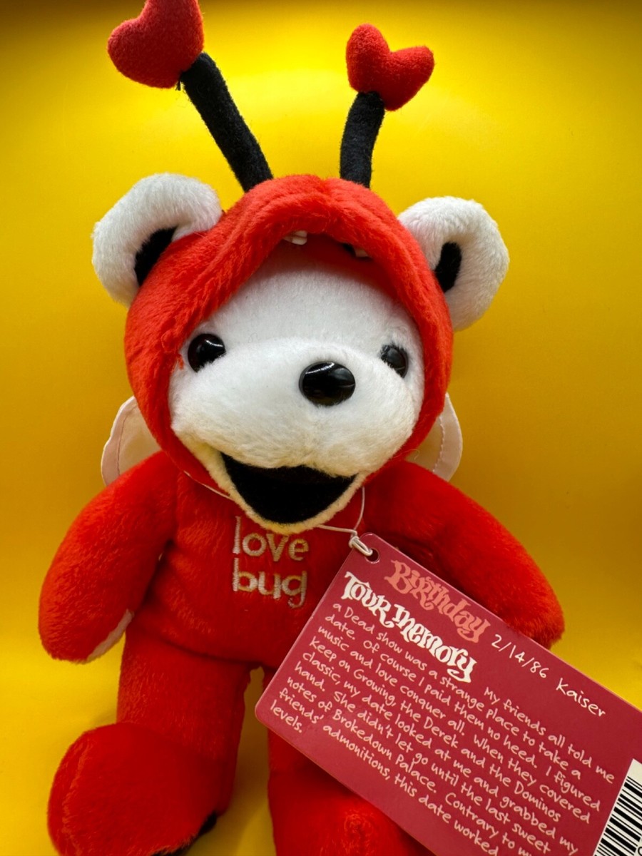 レアLovebug;Grateful dead bear GRATEFUL DEAD BEAN BEAR - BY LIQUID BLUE - 