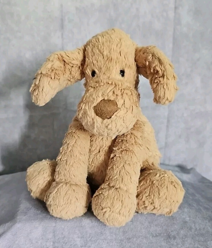 Jellycat London Fuddlewuddle Puppy Dog 10” Soft Stuffed Animal
