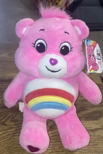 Care Bears 9" Pink Plush Cheer Bear 2020 Basic Fun LNWT