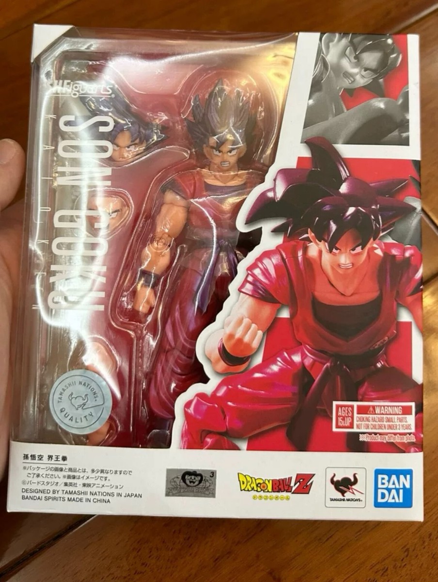 孫悟空 Ver:KAIDOU-KEN フィギュア Kaio Ken Son Goku Red Hair Bandai S.H.Figuarts Dragon Ball Z