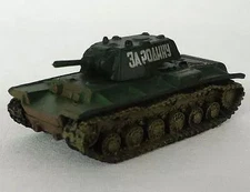Candy toy mini car 21.KV-1A heavy tank slogan World Tank Museum Series 02