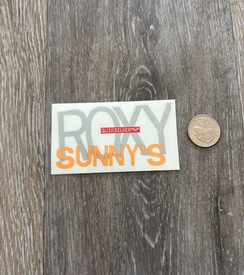 NEW ROXY SUNNY S VINTAGE SURF SNOW SUP GOLF LONGBOARD SURFBOARD SURF STICKER
