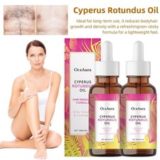 2 Pack Cyperus Rotundus Oil For Hair Removal Reducing Body Hair Growth Body Care