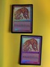 Wild Jhovall x2  Cat  Mercadian Masques. FOIL. Magic the Gathering Card.