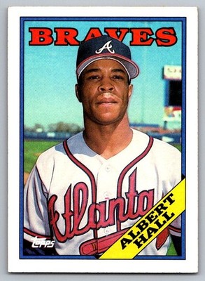1988 Topps Albert Hall #213 Atlanta Braves