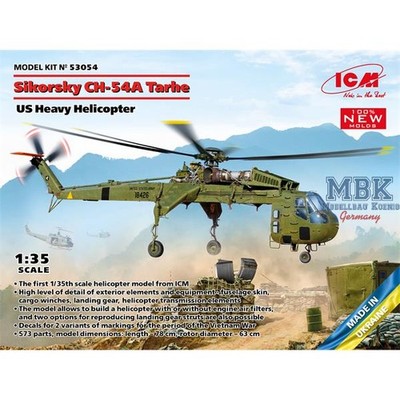 ICM ICM53054 Sikorsky CH-54A Tarhe, US Heavy Helicopter