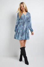 Dorothy Perkins Purple Mini Dress Womens Casual Dresses