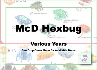McDonald's Innovation First Hexbug Insect Spider Toys-Various Years-Choose!