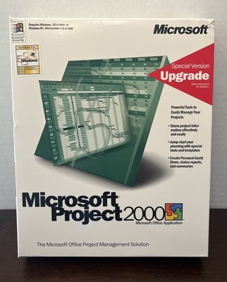 Microsoft Project 2000 Special Version Upgrade Windows 95 Or Later