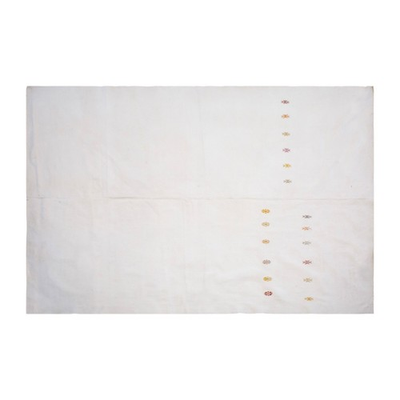 #ad #ad Vintage Turkish Kilim Rug 218x374 cm – Handwoven Wool Boho Muted Stripes Rug $402.50