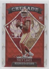 2021 Panini Rookies & Stars Crusade Red Wave Prizm Trey Lance #CR-22 13ob