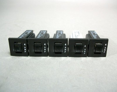 NOS - Lot of (5) Potter & Brumfield W28-XQ1A-4 Circuit Breaker Free Shipping 