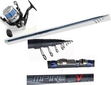 Canna Regolabile Teleregobile Pesca Trota Torrente Carbonio Fiume 7 Mt. Kit
