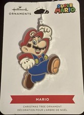 Hallmark Super Mario Flat Metal Christmas Ornament