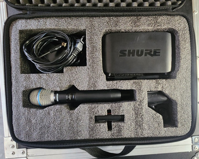 Shure GLXD24R Digital Wireless Rack System with Beta 87A Capsule - Black