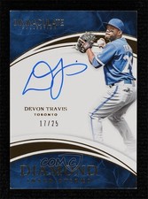 2016 Panini Immaculate Diamond Inscriptions 17/25 Devon Travis #DI-DT Auto 0c3