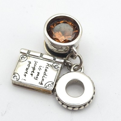 Sterling Silber Anhänger Lesen ist meine Superkraft'' für Armband oder Halskette 925