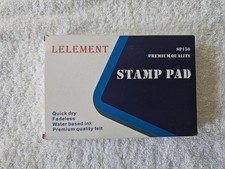 Red Ink Stamp Pad Premium Felt Water  Based Office Craft Stamping