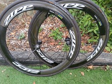 Zipp Speed Weaponry 404s Carbon Wheelset, Shimano 10s Tubular 700c Rim Brake.VGC