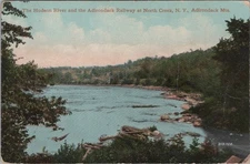 Hudson River And Adirondack Railway North Creek New York NY Adirondacks Postcard