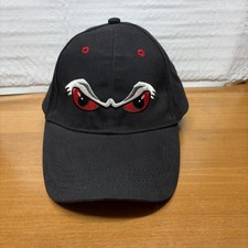 Portland Winterhawks Hat Promo Black Strapback Red Scary Eyes Hockey