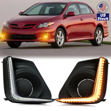 For 2011 2012 2013 Toyota Corolla Led Turn Signal Lamps Drl Fog Lights Bezels For 2011 2012 2013 Toyota Corolla Led Turn Signal Lamps Drl Fog Lights Bezels