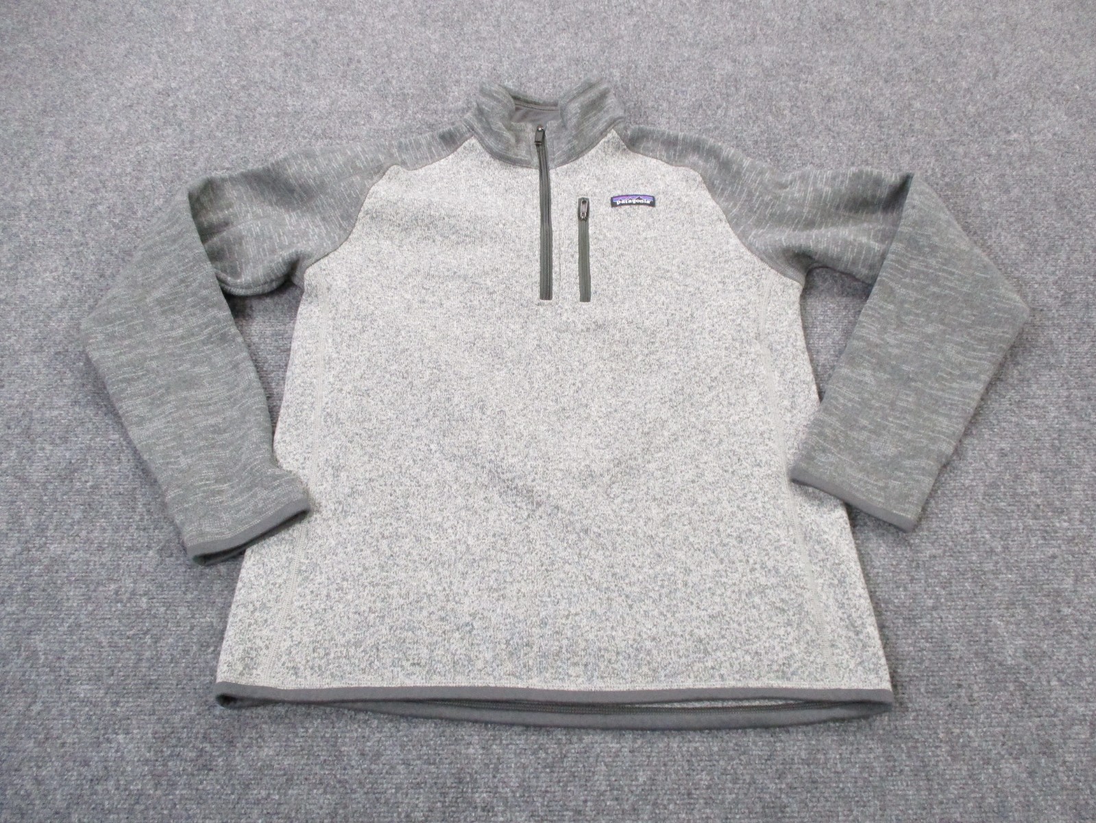 Patagonia Jacket Mens M Gray Better Sweater Fleece Jumper Outdoor Camping 25522