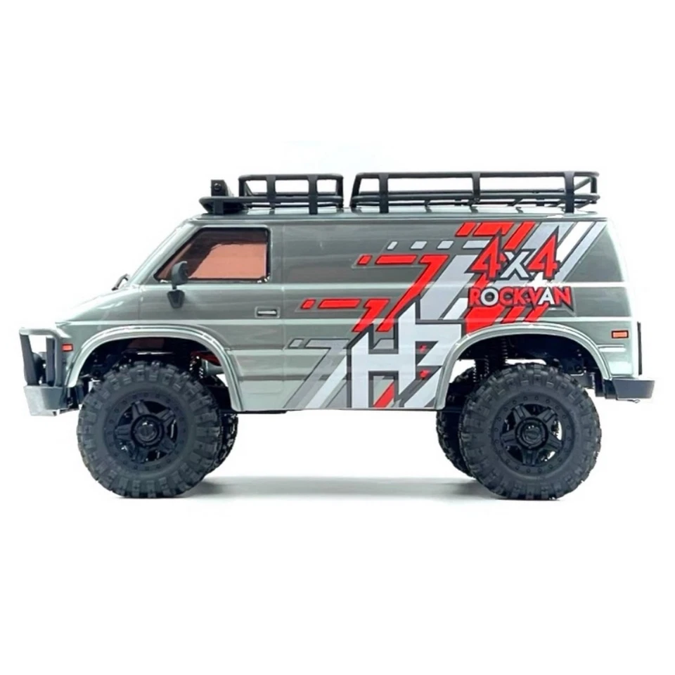 Absima HobbyPlus 1:18 Crawler CR18P EVO-V2 "Rock Van" grau RTR HBP1810503-GY - Bild 4 von 4
