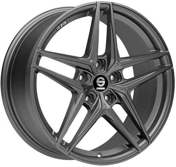 4x Alufelgen SPARCO RECORD MATT GRAPHITE 8x18 ET48 LK5 112 18 Zoll Felgen Alu