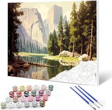 Natural Landscape DIY Paint by Numbers for Adults Forest Number...