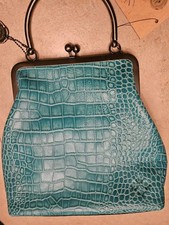 Patricia Nash Turquoise Novella Leather Bag NWT