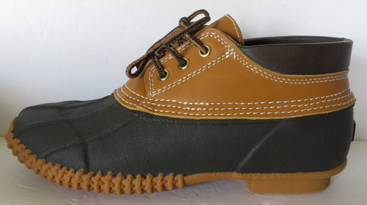 SOGGS 3M Thinsulate Mens Black Brown Duck Lace Up Gum Style Shoes 10 Waterproof