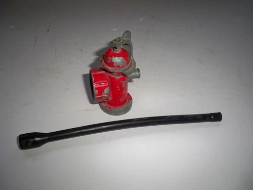 Vintage Tonka Fire Truck Metal Fire Hydrant Accessory w/ Hose & Wrench Key toy