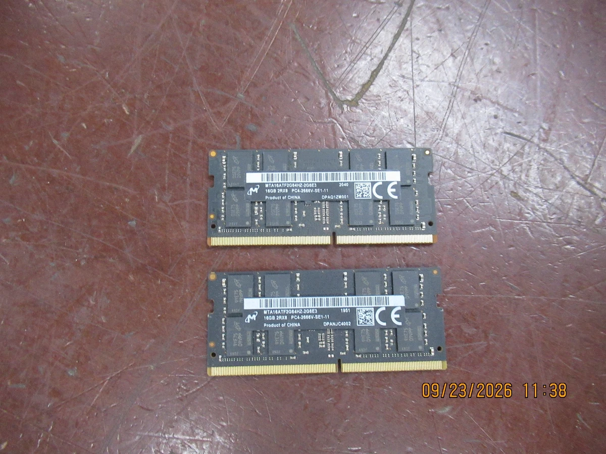 Micron DDR4 SDRAM 32 GB Total Capacity Memory (RAM) for sale | eBay