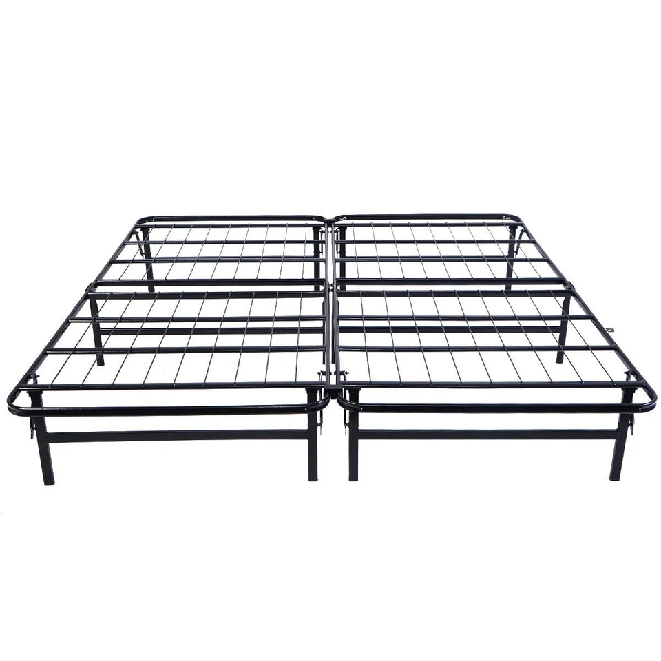 14 " Height Base Platform Metal Bed Frame Mattress Foundation GOPLUS 5 Size - Image 2 of 4