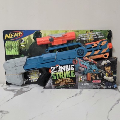 Nerf Zombie Strike Zedsquad Longshot CS-12 Blaster